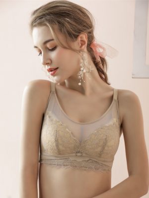 Women's Sexy Lace Silk Bra-thumbnail