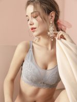 Women's Sexy Lace Silk Bra