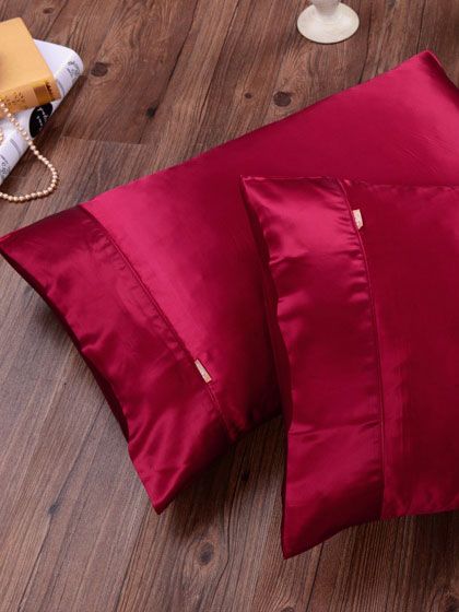 19 momme Silk Pillow Cases Cover Shams US Traditioal Style All Size